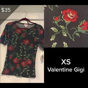 LuLaRoe Gigi T Valentines Day XS